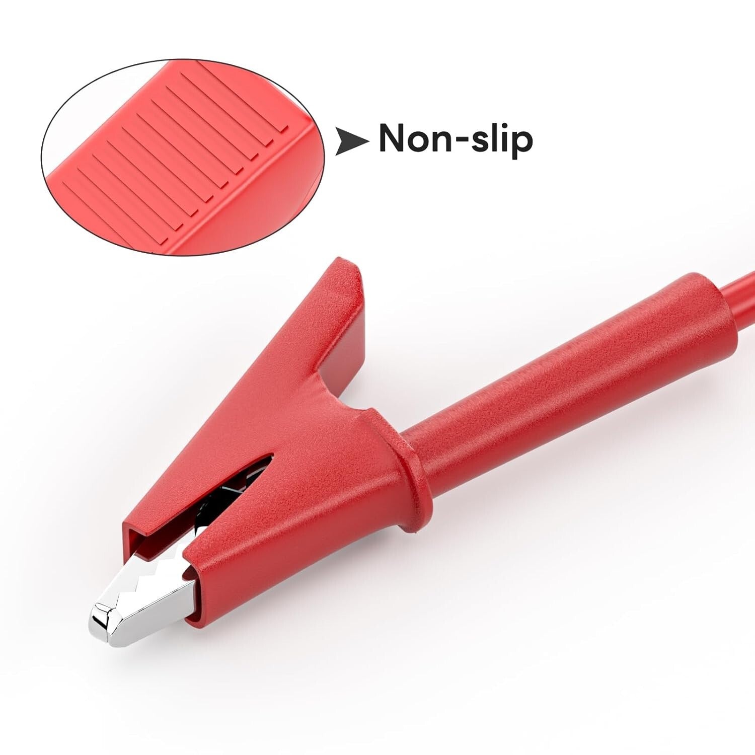 5PCS Alligator Clips Test Leads - Dual-Ended Copper Wire 16.4ft for Safety Te...