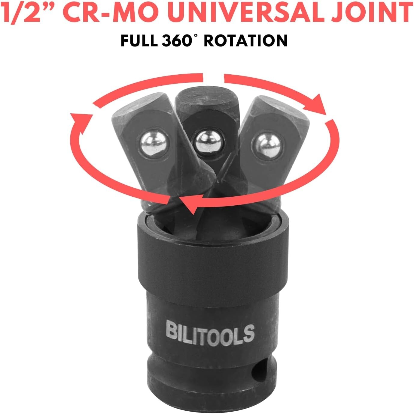 17-Piece Socket Adapter Set with Universal Joint & Foam Organizer - SPRING SALE