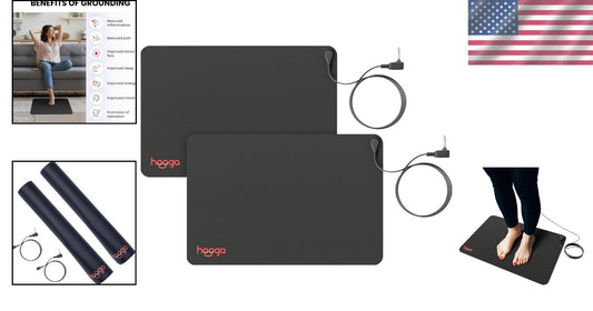 Indoor Grounding Mat Duo for Stress Relief, Energy Balance - Ideal Wellness Gift