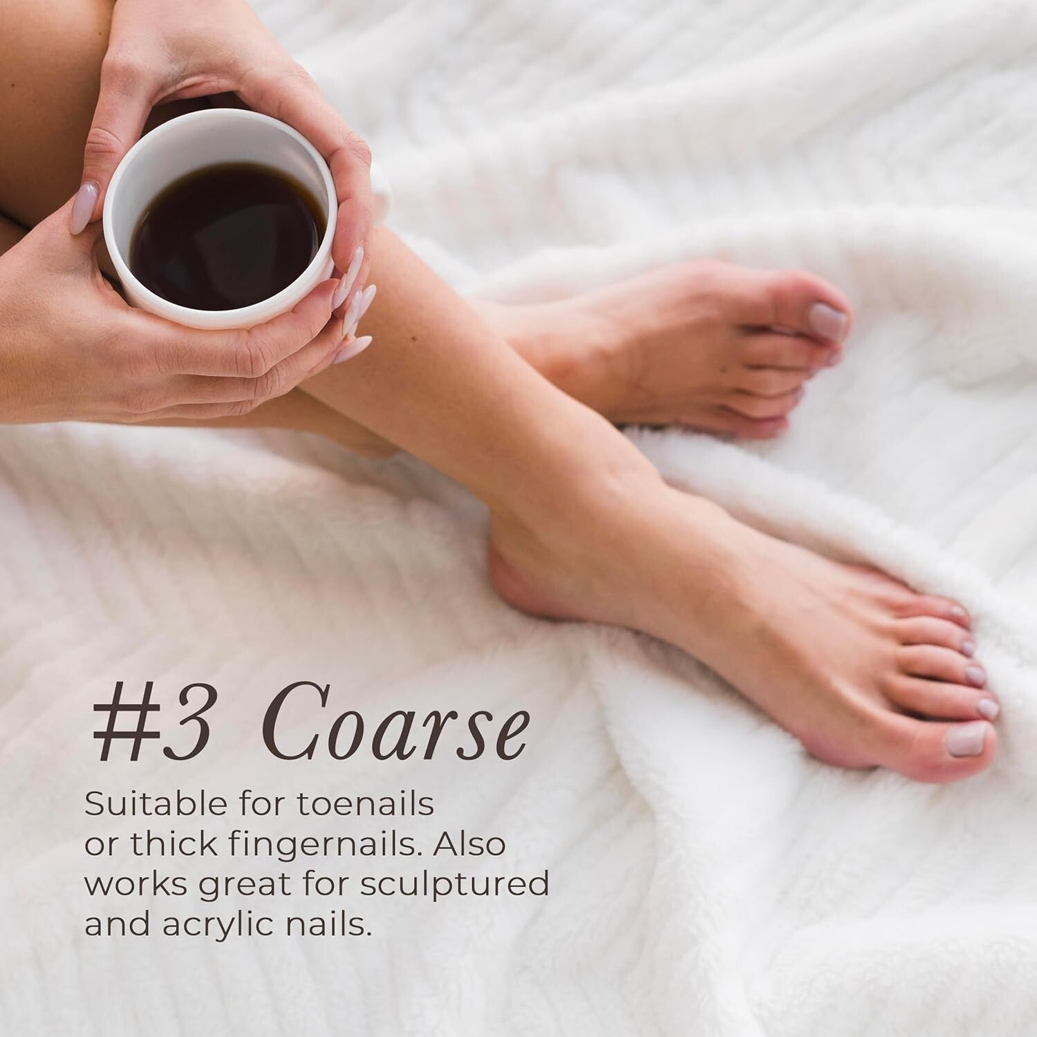 Durable Diamond Toenail & Fingernail File - Coarse Grit for Easy Grooming