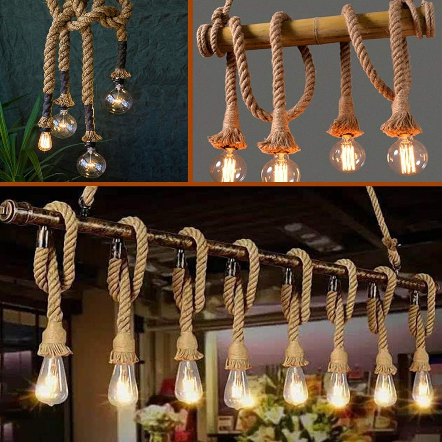 Durable Twisted Manila Rope 3/4 Inch x 100 Feet – Ideal for Landscaping & Crafts