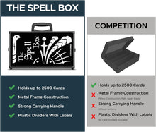 Load image into Gallery viewer, Elegant Rectangular Card Holder with 8 Dividers for Ultimate Game Organization