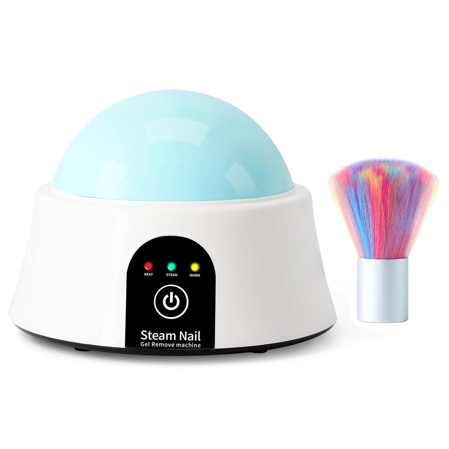 Electric Nail Soaking Bowl with Brush - Fast Gel Polish Remover, ISGR-01 Blue