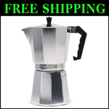 Load image into Gallery viewer, Classic Stovetop Espresso Maker - 12-Cup Moka Pot for Authentic Italian Coffee