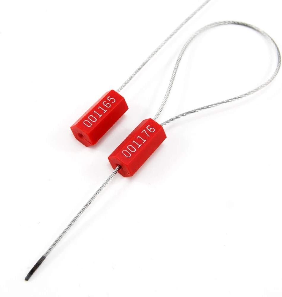 1000 Waterproof Tamper Evident Cable Seals for Containers and Cargo Security
