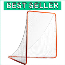 Load image into Gallery viewer, Quick Assembly 6' Lacrosse Goal with Weather-Resistant Net for Teens and Adults