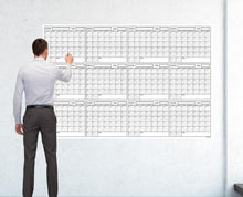 Load image into Gallery viewer, Massive 48in x 72in Dry Erase Calendar - Ideal for Academic and Office Use