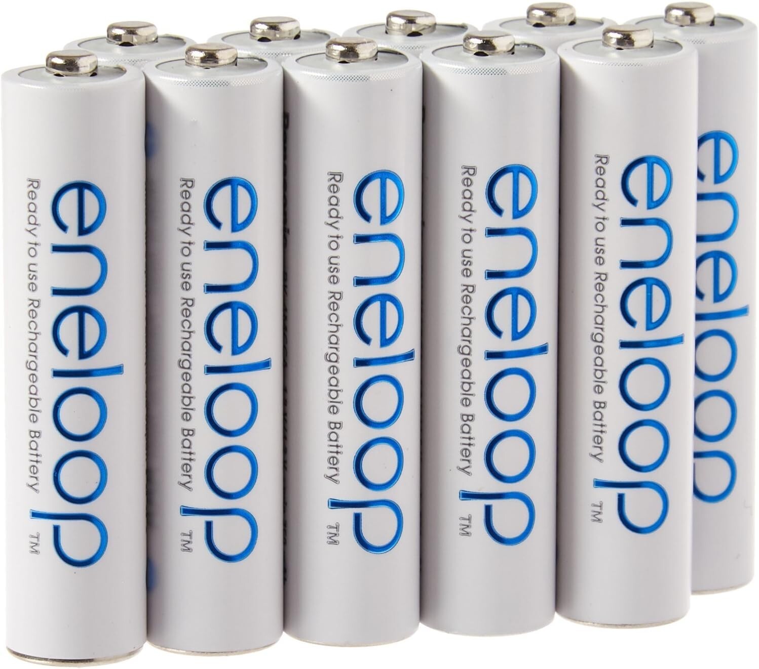 Long-Lasting 800mAh NiMH Rechargeable Batteries for Home Electronics - 10 Pack
