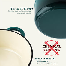 Load image into Gallery viewer, Exceptional Heat Mastery: 7QT Enameled Dutch Oven with Cookbook &amp; Lid Included