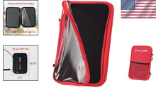 Load image into Gallery viewer, Trendy Black &amp; Red Pin Storage Bag - Organize Up to 150 Enamel Pins Effortlessly