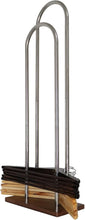 Load image into Gallery viewer, Portable Hanger Storage Rack - Wood &amp; Stainless Steel Organizer, 32.7" High