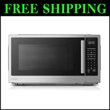 Load image into Gallery viewer, Versatile 1200W Stainless Steel Microwave with 16.5 Inch Turntable &amp; Child Lock