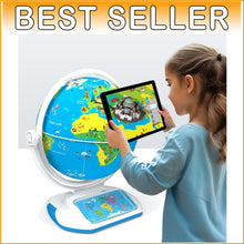 Load image into Gallery viewer, STEM Toy: Interactive Globe with Magic Stylus &amp; Fun Learning Games for Kids 4+