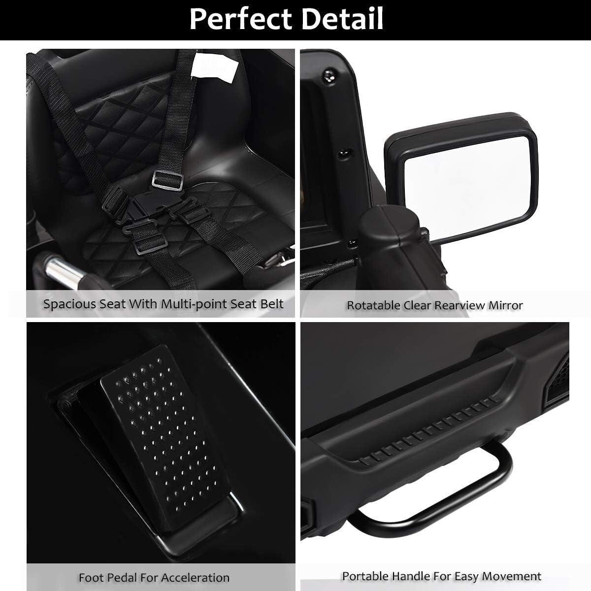 Durable 12V Kids Ride On Truck with Soft Start & Remote Control - For Ages 3-7