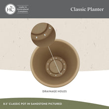Load image into Gallery viewer, Versatile 14-Inch Round Plant Pots - Smart Drainage &amp; Rolled Rim Design, 2-Pack