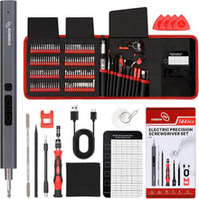 Load image into Gallery viewer, Portable 144-Piece Electric Precision Screwdriver with Adjustable Torque Control