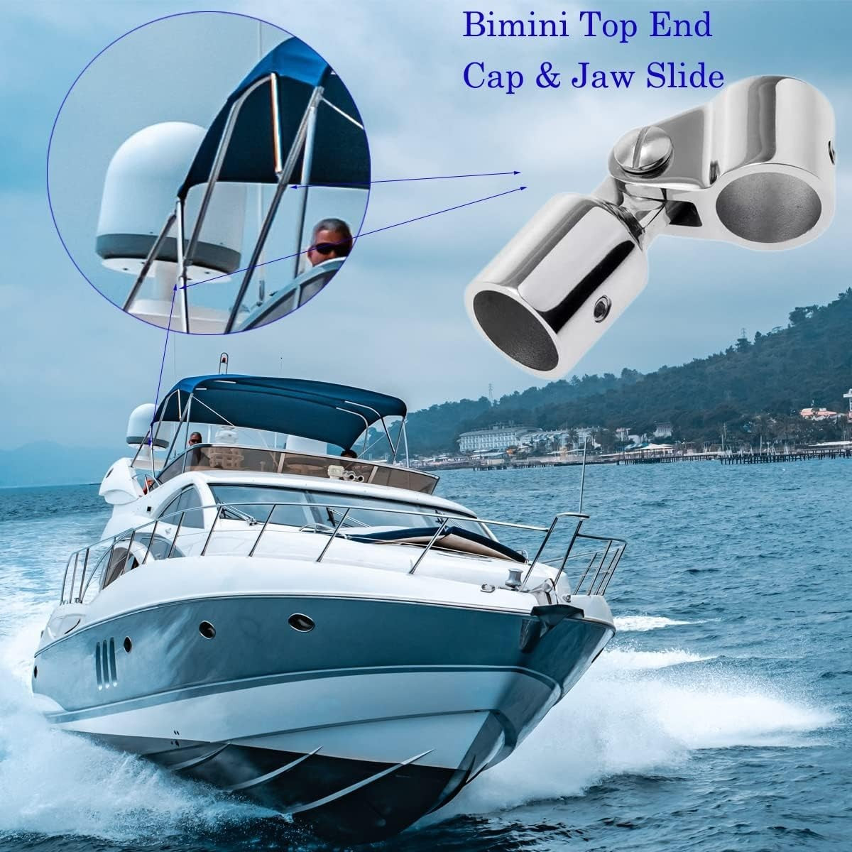Easy Install Bimini Top Hardware Kit - Heavy Duty Stainless Steel, 12 Pieces