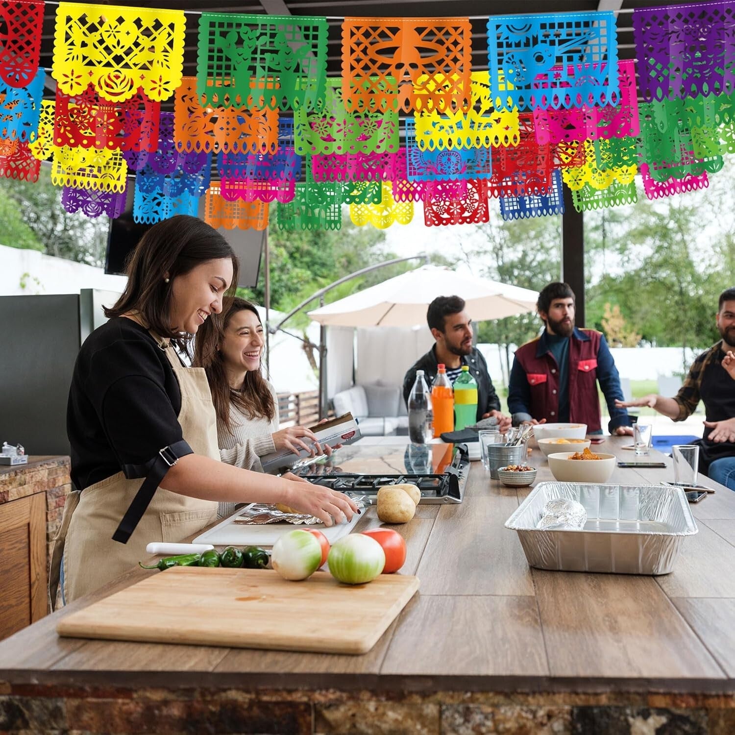 Exquisite 10 Pack Mexican Themed Party Banners - 180 FT for Ultimate Celebration