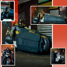 Load image into Gallery viewer, Rolling Batcycle from Batman: White Knight - Perfect for 7-Inch Action Figures