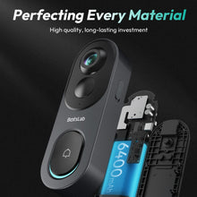 Load image into Gallery viewer, AI Motion-Sensing 5MP Wireless Doorbell Camera with 360° View &amp; Local Storage