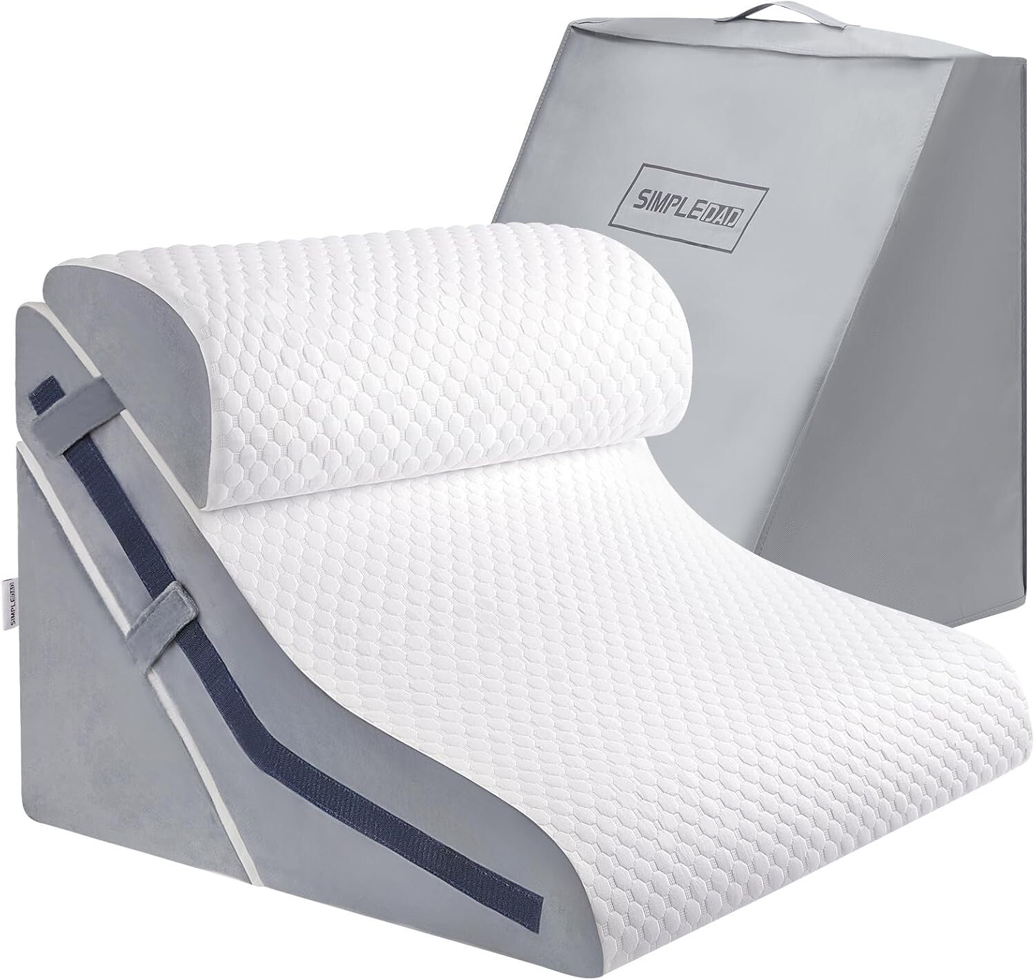 Ergonomic 3-Piece Wedge Pillow Set – Ideal for Sleep, Recovery & Relaxation