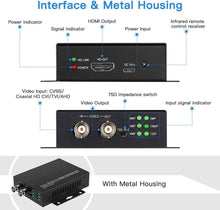 Load image into Gallery viewer, Lightweight 4K BNC to HDMI Video Converter - Perfect for Home Monitoring