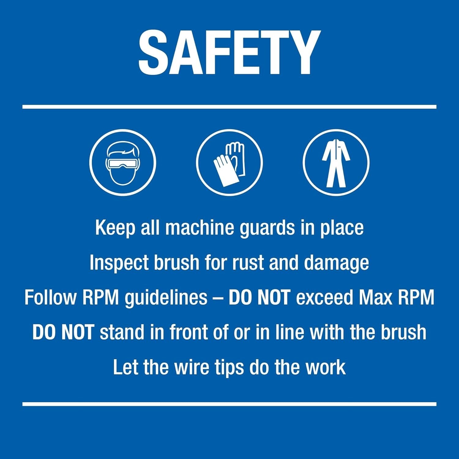 20-Pack Crimped Wire Wheels, 1-1/2" Diameter, 1/4" Shank for Heavy-Duty Grinding