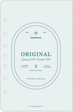 Load image into Gallery viewer, Classic Two Page Per Day Planner for 2025 - Inspiring Daily Organization