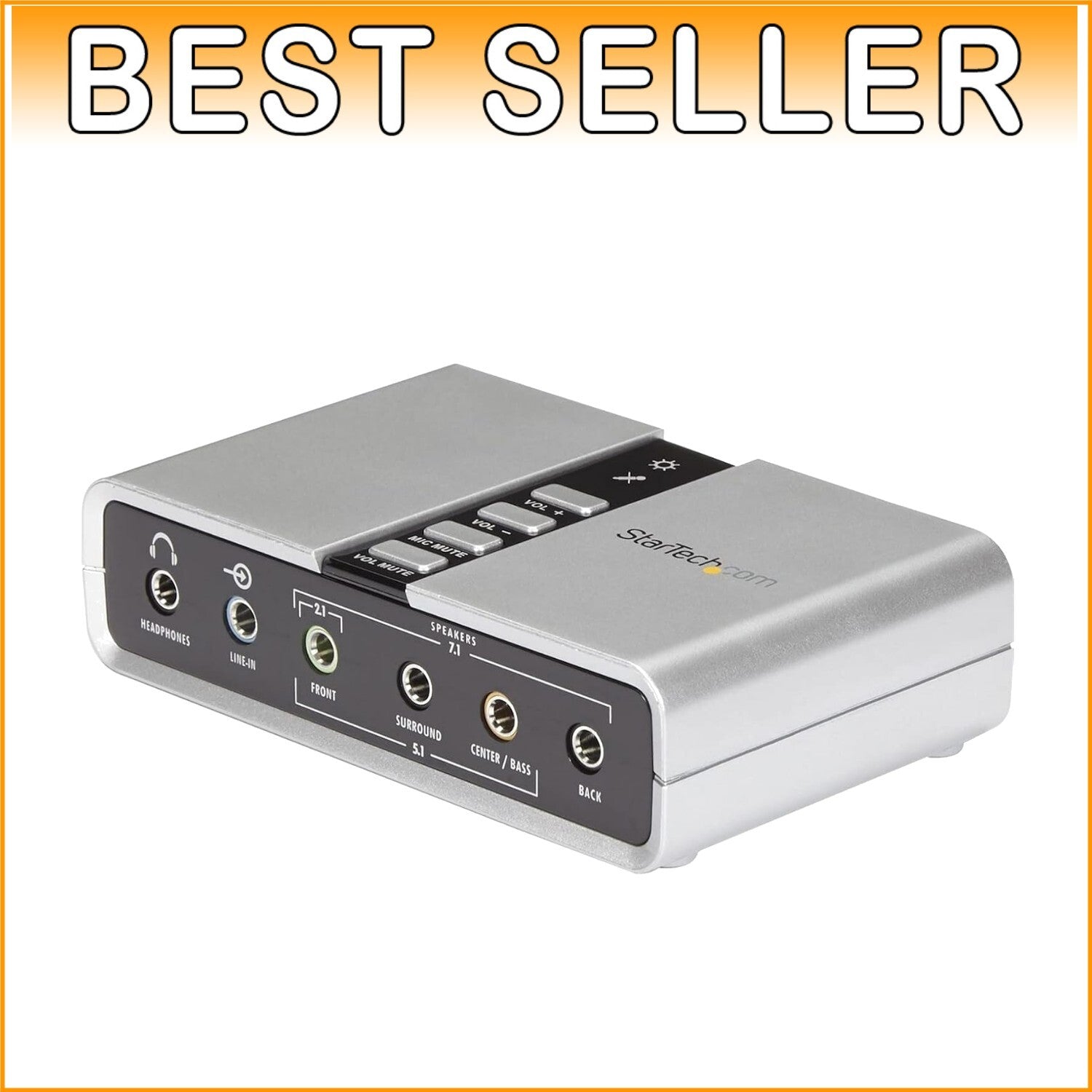 Easy-to-Install 7.1 USB Sound Card for Laptops and Desktops – High-Quality Sound