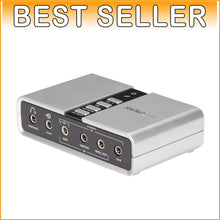 Load image into Gallery viewer, Easy-to-Install 7.1 USB Sound Card for Laptops and Desktops – High-Quality Sound