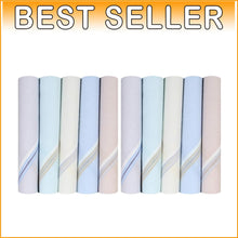 Load image into Gallery viewer, Men's Premium 100% Pure Cotton Handkerchief Set - 10 Stylish Hankies 44x44cm