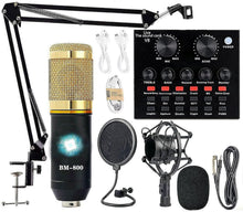 Load image into Gallery viewer, Professional Podcast Recording Bundle - BM-800 Mic, Live Sound Card &amp; Effects