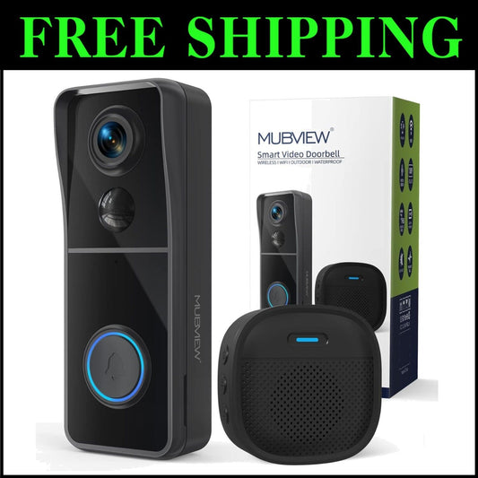 Outdoor Wireless Doorbell with Adjustable Motion Alerts - User-Friendly Design