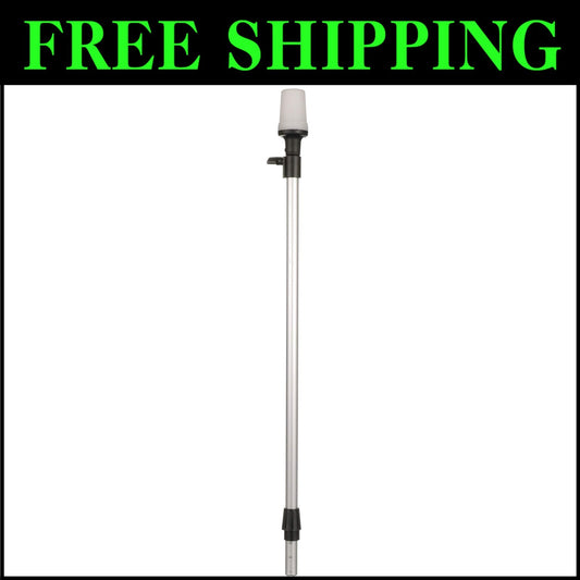 Effortless Setup Telescoping Pole Light - 12 Watts with Space-Efficient Storage