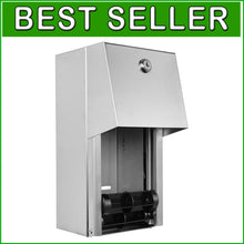 Load image into Gallery viewer, Versatile 304 Stainless Steel Toilet Paper Dispenser for High-Traffic Restrooms