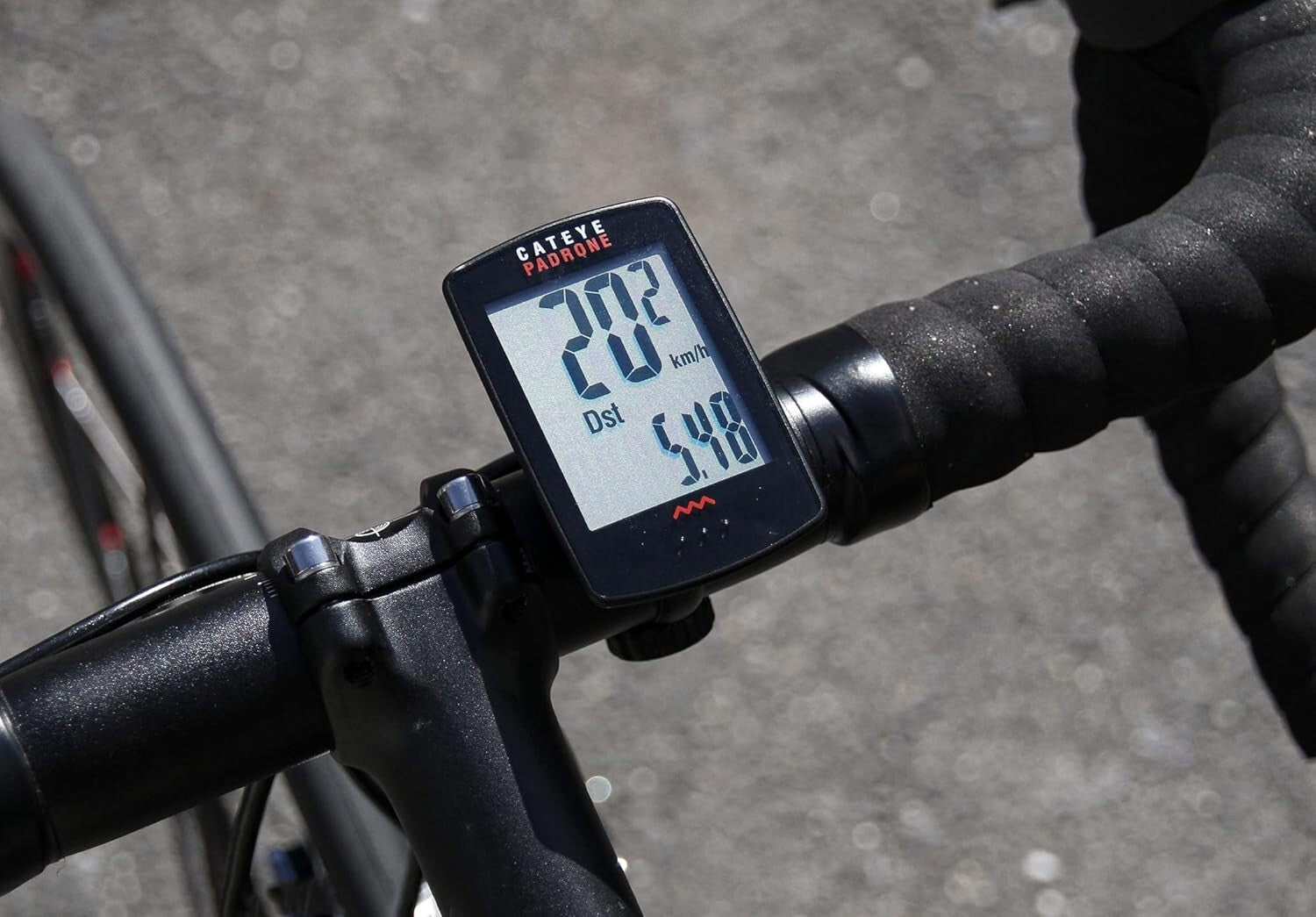Cycling Computer with Programmable Odometer - Oversized Display for Easy Reading