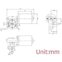Load image into Gallery viewer, Compact 12V DC Electric Gear Motor 45 RPM – Ideal for Home Automation