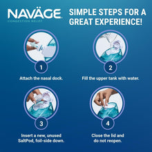 Load image into Gallery viewer, Gentle Saline Nasal Rinse Kit - 20 SaltPods, Nose Cleaner &amp; Pillows Included