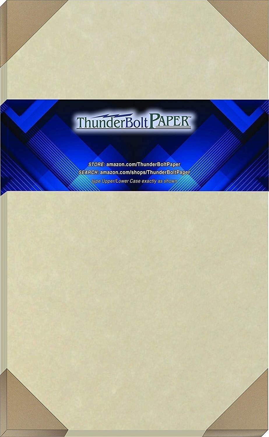 150 Sheets Natural Parchment Text Paper 8.5x14 - Vintage Crafting Essential