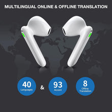 Load image into Gallery viewer, AI-Powered Translator Earbuds - 40 Languages, Offline &amp; Real-Time Functionality