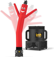 Load image into Gallery viewer, Attention-Grabbing Inflatable Tube Man - 7ft Red Air Dancers Ideal for Business