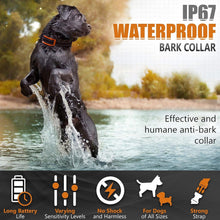 Load image into Gallery viewer, No Shock Bark Collar for Dogs 5-150 lbs - Smart Vibration Training Device