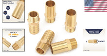 Load image into Gallery viewer, High-Quality Brass Hose Barb Connectors - 1" ID, 3/4" Male NPT, 5 Count