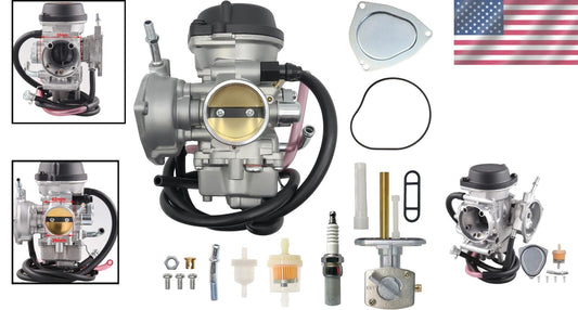 Yamaha Raptor 350 Carburetor YFM350 (2004-2013) - Complete Kit with Accessories