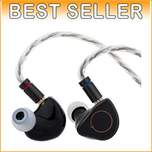 Load image into Gallery viewer, Hybrid Driver Earphones with OFC Silver-Plated Cable – Unmatched HiFi Experience