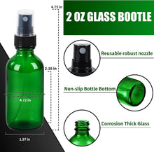 Load image into Gallery viewer, Versatile 2 oz Glass Mist Sprayers - BPA-Free &amp; Leak-Proof for Skincare - 48 Set