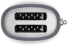 Load image into Gallery viewer, Elegant Gray 50's Style Toaster - 2 Slices with 6 Browning Levels &amp; Functions