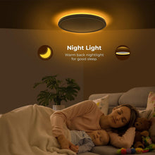 Load image into Gallery viewer, Versatile 2-Pack 12" LED Ceiling Lights with 3 Color Temperatures and Night Mode