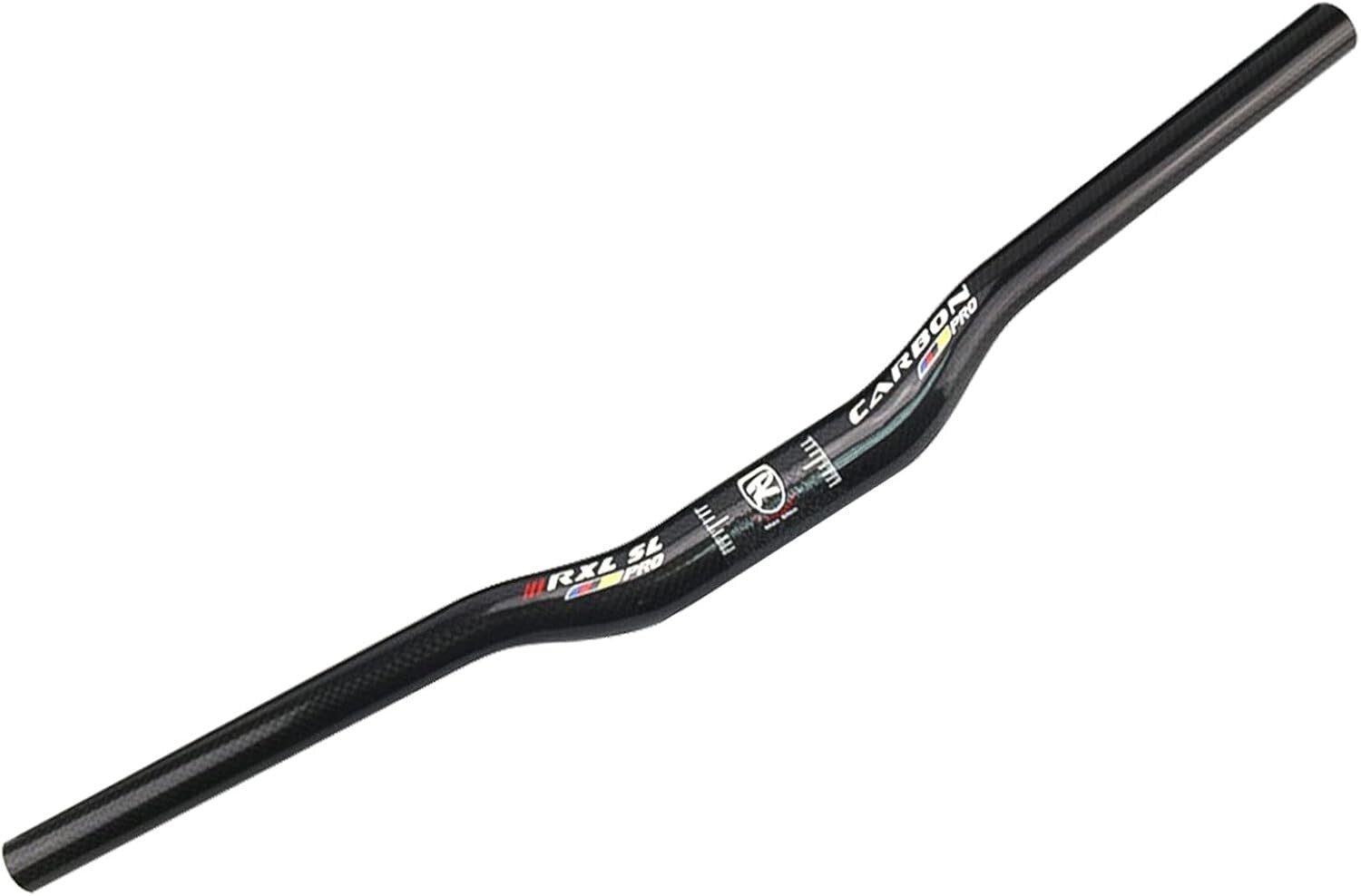 Durable & Lightweight Carbon Fiber MTB Handlebar 680-760mm Riser/Flat Options