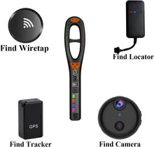 Load image into Gallery viewer, Rechargeable Camera Scanner - High Sensitivity Bug Detection for Home &amp; Hotel